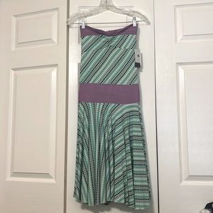 NWT Split multicolored strapless surfer girl dress. Size M.